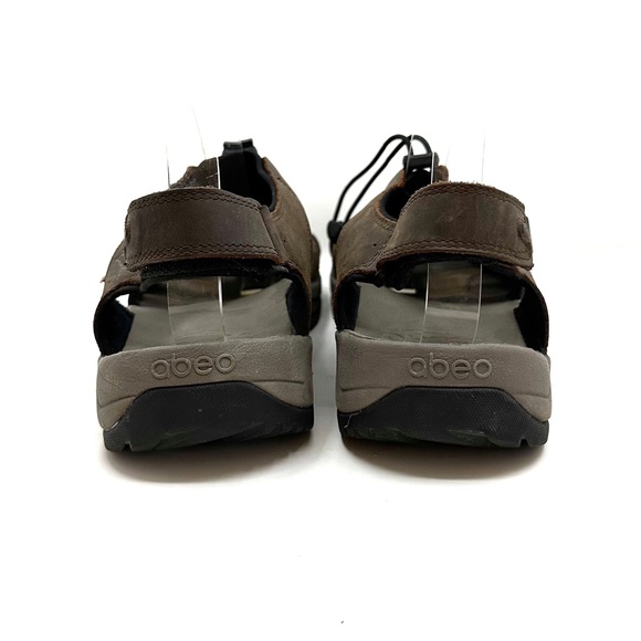 Abeo | Men's Leather Denver Closed Toe Sandals Size 12 - Picture 5 of 10